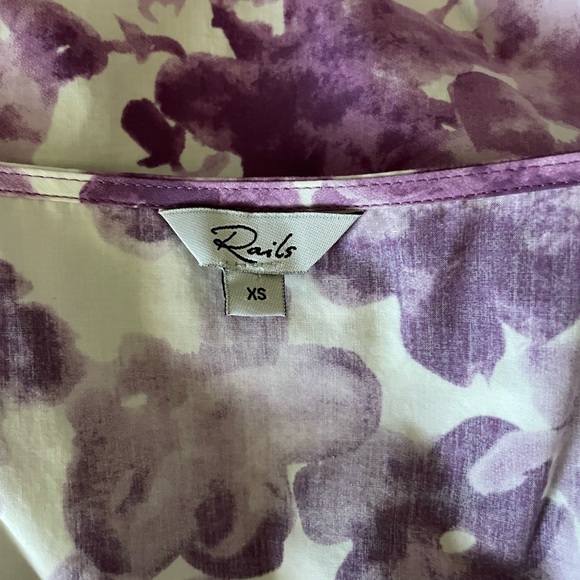 Rails Fay Dress - Iris Watercolor Floral - Picture 8 of 12